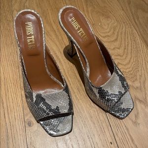 Paris Texas Leather Mules